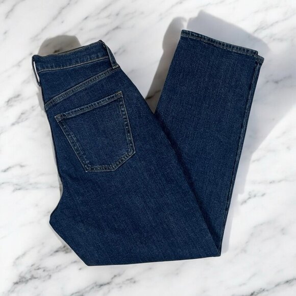 Old Navy Curvy Sky Hi Straight Jeans Size 4 Button Fly Extra High Rise Trish - Picture 3 of 11